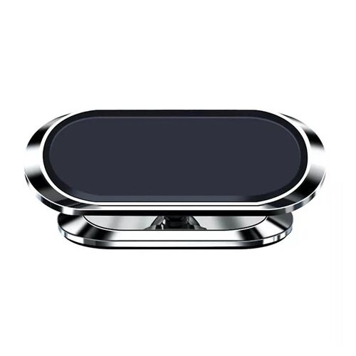 Support De Téléphone Magnétique Argenté Professionnel Et Abordable Pour Voiture : Robuste, Facile À Utiliser Et Anti-Rayures.