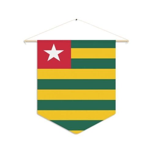 Fanion ¿ Drapeau du Togo ¿ 30 x 45 cm ¿ Polyester ¿ À Suspendre ¿ Pixelforma