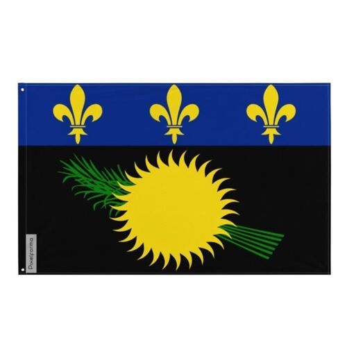 Drapeau de la Guadeloupe version 1 96x144cm en polyester