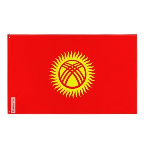 Drapeau du Kirghizistan 120x180cm en polyester