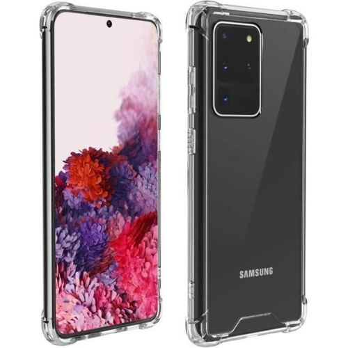 Coque Samsung Galaxy S20 Ultra Transparent, Tpu, Souple, Silicone, Compatible Avec Samsung Galaxy S20 Ultra