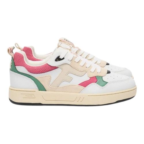 Faguo Baskets Basses Coton Dahlia Rose