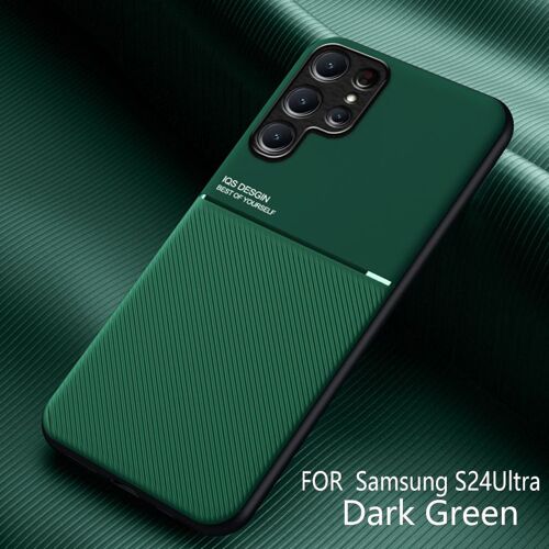 Coque pour Samsung Galaxy S24 Ultra,absorption des chocs et protection,tatouer magique,coque en silicone,Vert