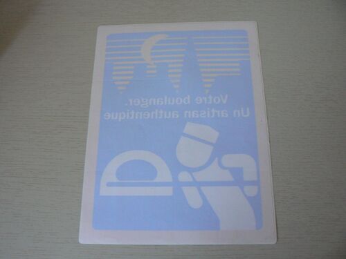 Autocollant Artisan Boulanger Votre Boulanger Un Artisan Authentique Grand Format