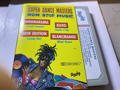 Super Dance Masters Non Stop Music Cassette Audio
