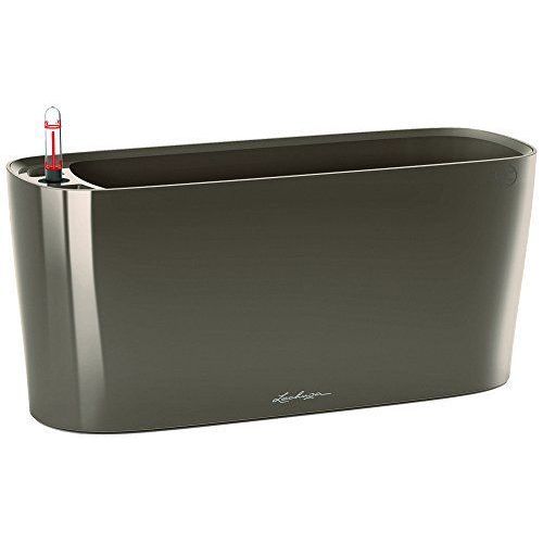 Pot De Table Delta 20 - Kit Complet, Taupe Brillant 40 Cm