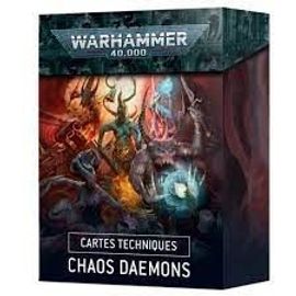 Cartes Techniques : Chaos Daemons - Warhammer 40,000 ( 40k)