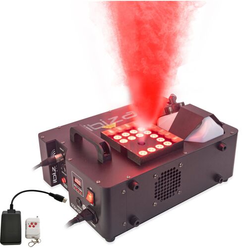 Machine à fumée 1500W DMX LED RGB Horizontale/Verticale IBIZA LIGHT ERUPTION-1500