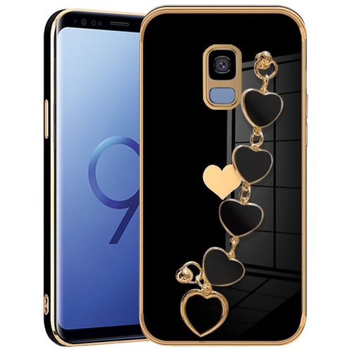 Coque Bracelet Pour Samsung Galaxy S9, Tpu Noir Motif CUr Souple Tpu Antichoc Anti-Rayure - Booling