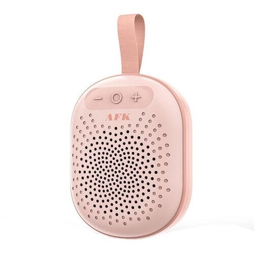 Mini Enceinte Bluetooth Portable Avec Lumière RGB Son 3D Etanche IPX4 4h Autonomie Rose YONIS