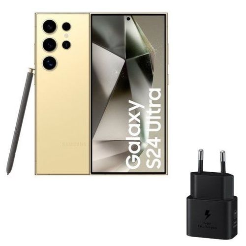 Samsung Galaxy S24 Ultra 12/256GB Gris Titanium Libre + Cargador