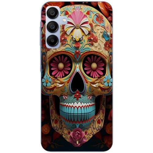 Coque Pour Galaxy S22 Tete De Mort Mexicaine