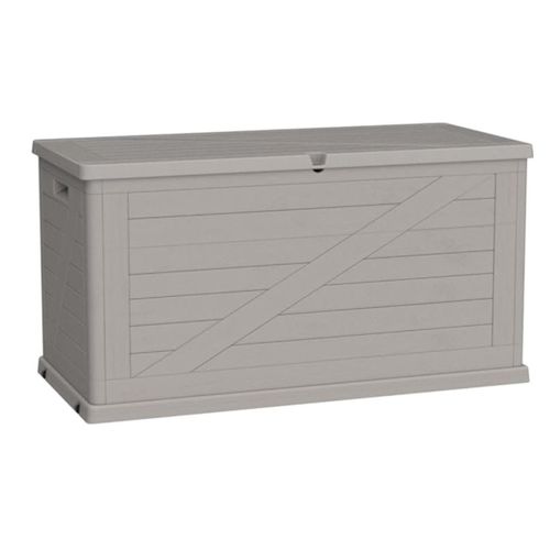 Coffre De Rangement 420l 120x57x63 Cm Effet Bois Resine Toomax