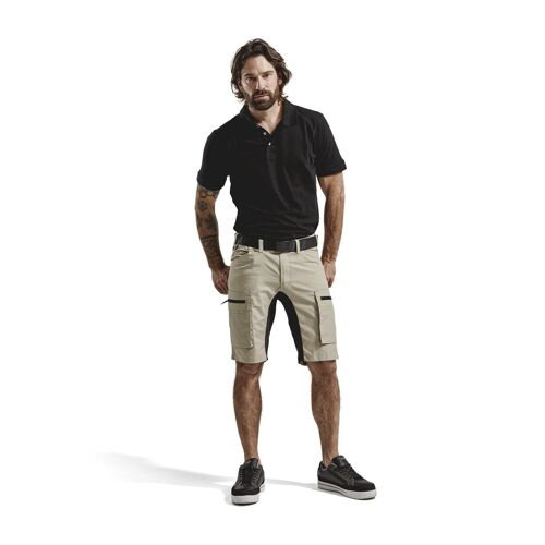 Short maintenance +stretch Beige/Noir | 144918452799 - Blaklader