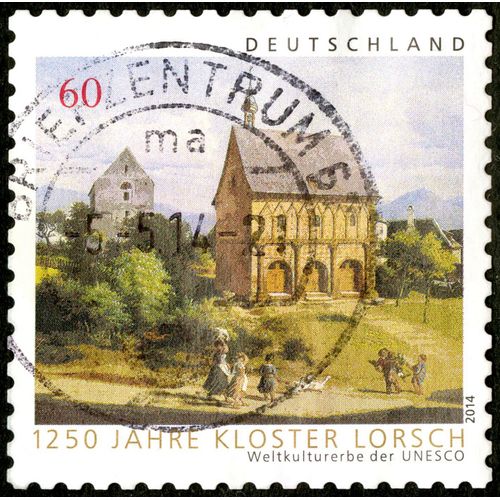 Timbre Oblitéré Deutschland, 1250 Jahre Kloster Lorsch, 2014, 60