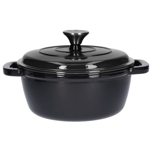 SILVERCREST® Faitout en fonte Premium, 22 cm (noir)