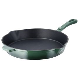 SILVERCREST® Poêle en fonte Premium, 30 cm (vert)