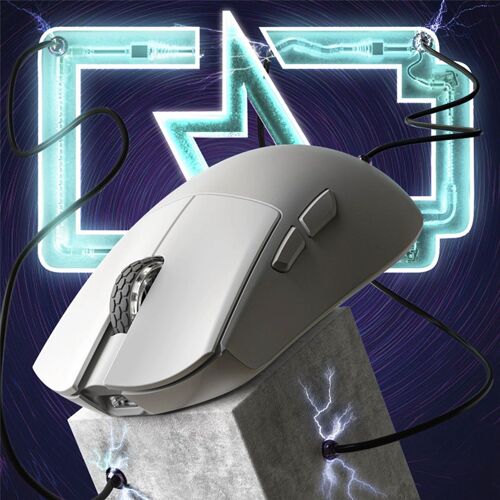 M3S Tri-Mode Mouse Mini Souris de Sans Bluetooth E-Sports PAM3395 Blanc