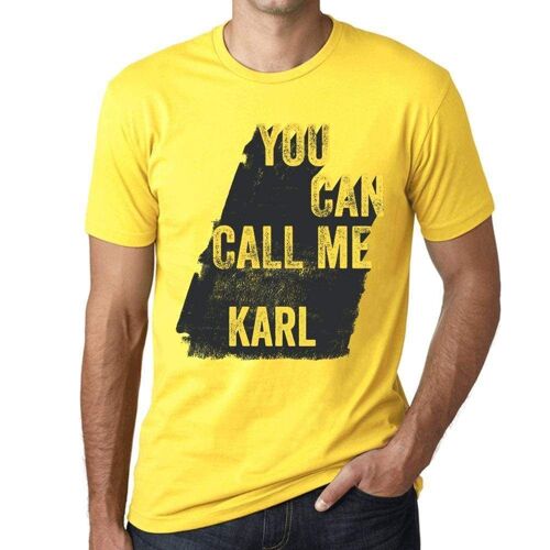 Homme Tee-Shirt Vous Pouvez M'appeler Karl - You Can Call Me Karl - T-Shirt Graphique Éco-Responsable Vintage Cadeau Nouveauté