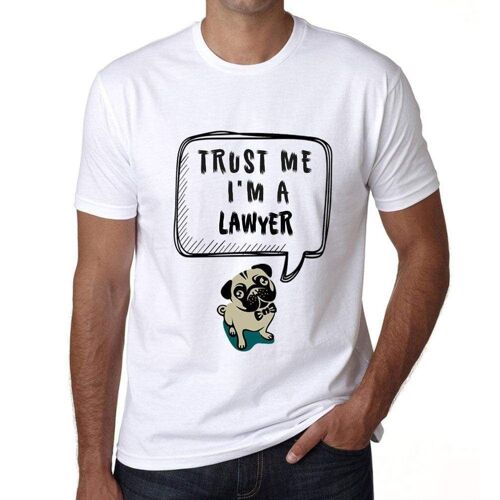Homme Tee-Shirt Faites-Moi Confiance Je Suis Avocat - Trust Me I'm A Lawyer - T-Shirt Graphique Éco-Responsable Vintage Cadeau Nouveauté