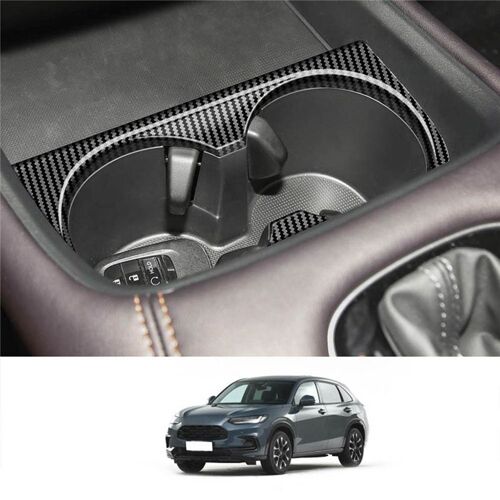 Porte-Gobelet Avant En Fiber De Carbone, Panneau De Garniture, Pour Honda Zrv 2022 Hrv 2023 Version Américaine, Zr-V Hr-V