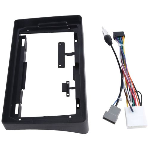 Cadre D'autoradio De 9 Pouces Pour Navara D40 2006-2012 Kit De Tableau De Bord Installer L'adaptateur De Lunette De Console Facia