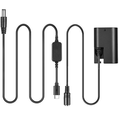 LP-E6 E6N -E6 -E6 Batterie Factice et Batterie Externe Cc Câble USB-C pour 6D 7D 60D 70D 80D 90D R R5 R6 5DS Mark II