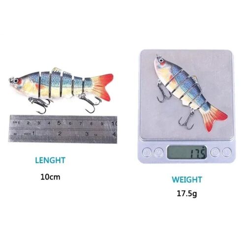 Kit De 6 Leurres De Pêche Articulés Et Réalistes