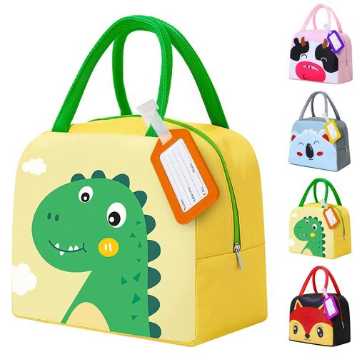 Sac À Lunch Enfants, Sac Bento École, Sac Isotherme Repas Lunch Box 5l, Sac D'isolation Thermique, Petit Sac Isotherme Pique-Nique Enfants, Dinosaurio Sac Isolant (Dinosaurier)