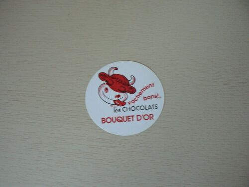 Autocollant Les Chocolats Bouquet D'or