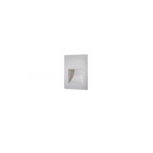 Applique Murale Intégration Plâtre/Pladur Pour Ampoule Led Gu10 Par11 Coupe 103x148 Mm Blanc 145 Mm