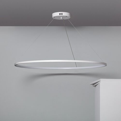 Suspension Led Métal 28w Cct Sélectionnable Big Ivalo Blanc