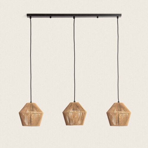 Suspension Papier Tressé Kirito 3 Spots 150 Mm