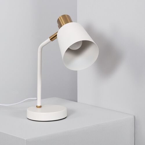 Lampe De Bureau Flex Métal Tatlin Blanc