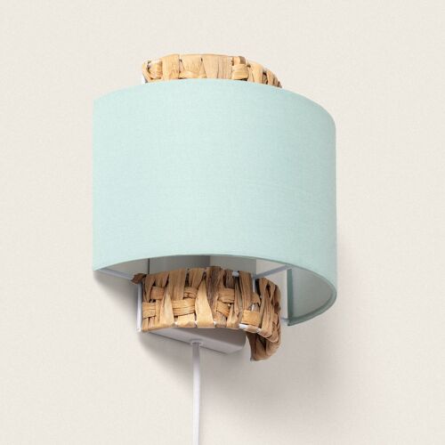 Applique Murale Fibres Naturelles Orléans Vert Céladon