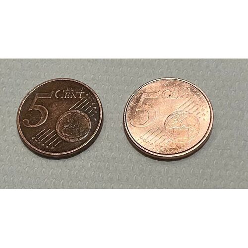 Pièces Cinq Centimes Euros