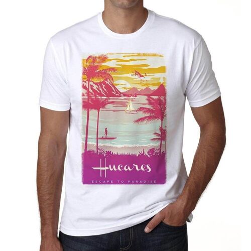 Homme Tee-Shirt Les Hucares S'échappent Au Paradis - Hucares Escape To Paradise - T-Shirt Graphique Éco-Responsable Vintage Cadeau Nouveauté