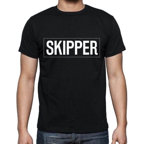 Homme Tee-Shirt Profession Du Skipper - Skipper Occupation - T-Shirt Graphique Éco-Responsable Vintage Cadeau Nouveauté