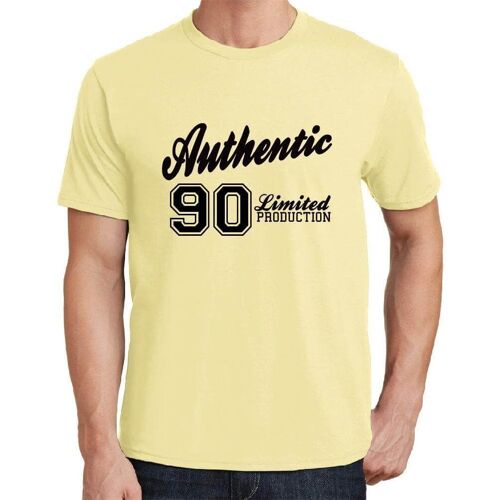 Homme Tee-Shirt 90 Authentique - 90 Authentic - 90 Ans T-Shirt Graphique Idée Cadeau 90e Anniversaire Vintage Année 1934 Nouveauté