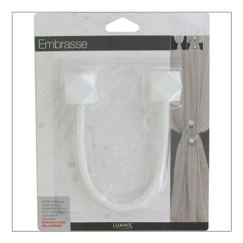 Embrasse Twist Géométrique Blanc