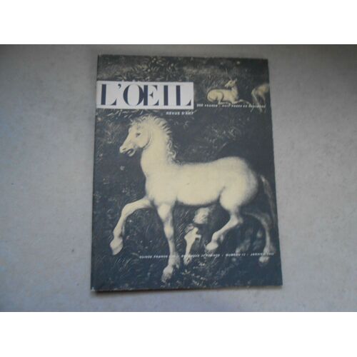 Revue Art L' Oeil Noel 1956 N° 13 Voir Photo Sommaire Laurens Soutine Tervuren
