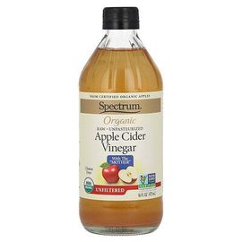 Spectrum Culinary Vinaigre De Cidre De Pomme Biologique, Non Filtré, 473 Ml