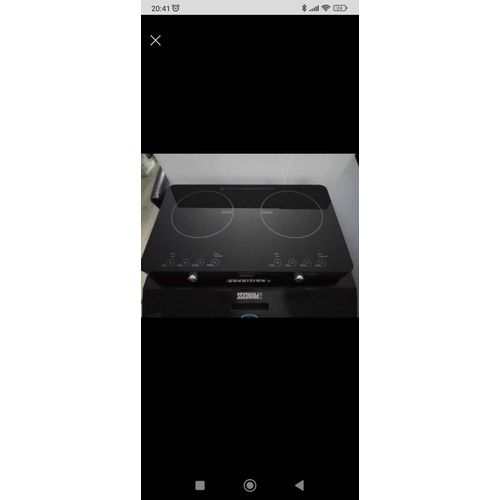 Plaques induction 2 foyers posable