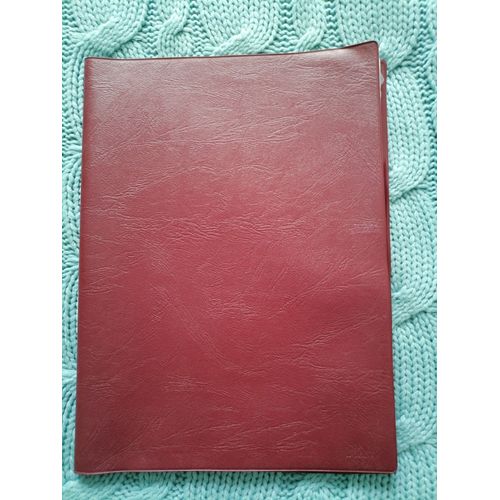 Porte Vue Rouge - 15 Pages - 30 Vues