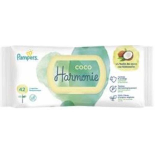 Lingettes Pampers Harmonie Coco X42