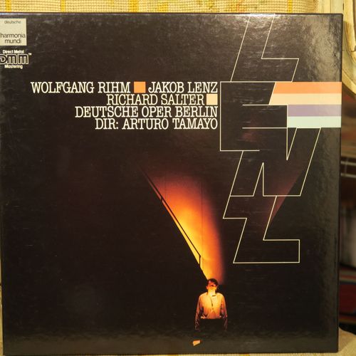 Wolfgang Rihm Jakob Lenz Richard Salter Arturo Tamayo