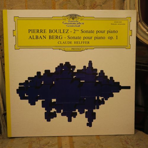 Alban Berg Sonate Pour Piano Op. 1 Pierre Boulez 2ème Sonate Pour Piano Claude Helffer ‎