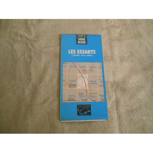 Carte Ign 1326 E Sur Les Essarts