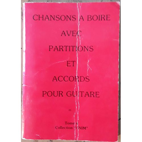 Livret Chansons A Boire Avec Partitions