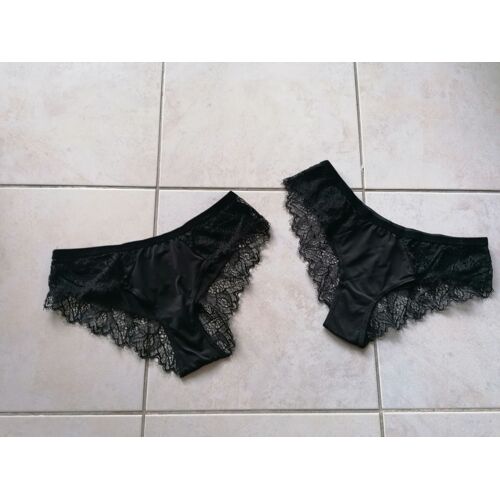 Lot De 2 Culottes Noires Fancy Underwear Taille M